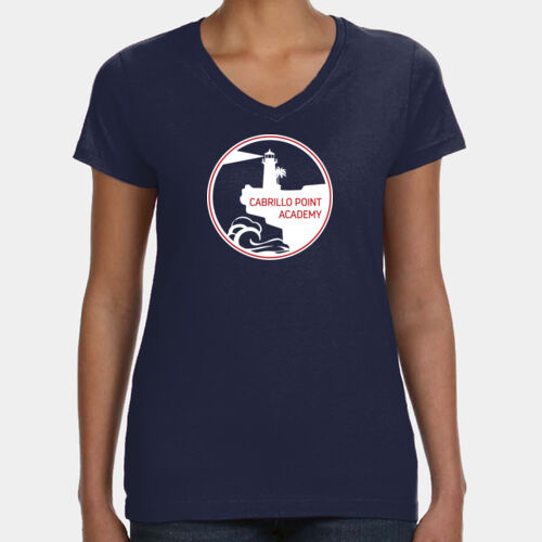 CPA Ladies Navy V-Neck Thumbnail