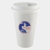 10 Ounce Eco-Tumbler w/ White Silicone Lid Thumbnail