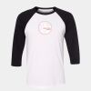 Deco Three-Quarter Sleeve Baseball T-Shirt Thumbnail